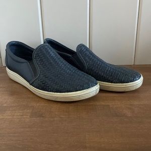 ECCO Soft 7 Slip On Sneaker Shoes Leather Women's EU 39 US 8 Black